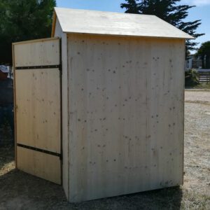 Entreprise menuiserie Oléron, cabine de plage